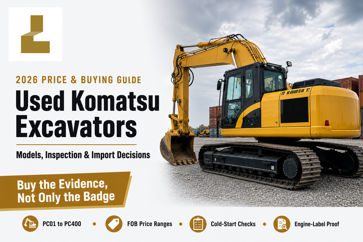 The Complete Guide to Buying a Used Komatsu Excavator