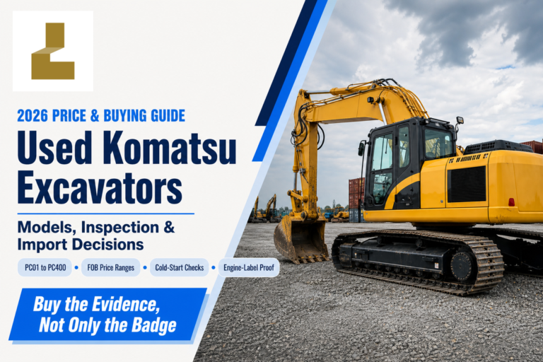 Used Komatsu Excavators: 2026 Price & Buying Guide