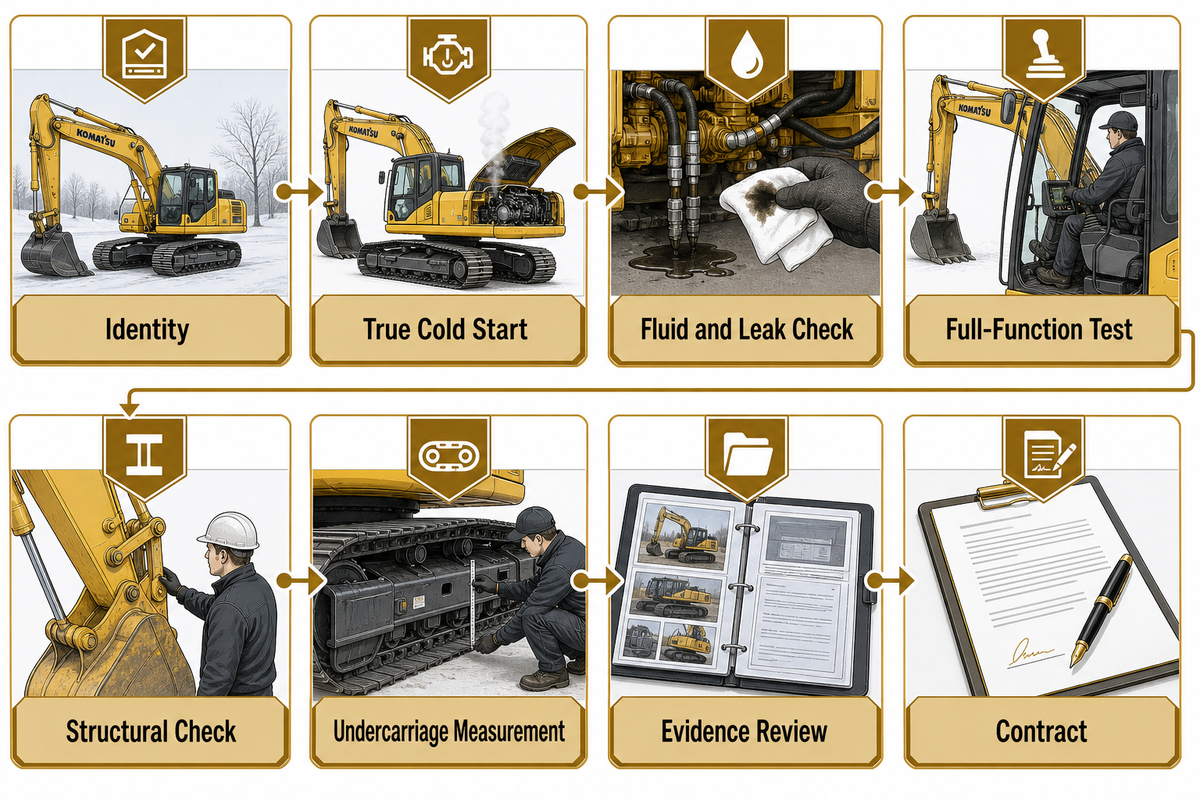 The Complete Guide to Buying a Used Komatsu Excavator The Complete Guide to Buying a Used Komatsu Excavator