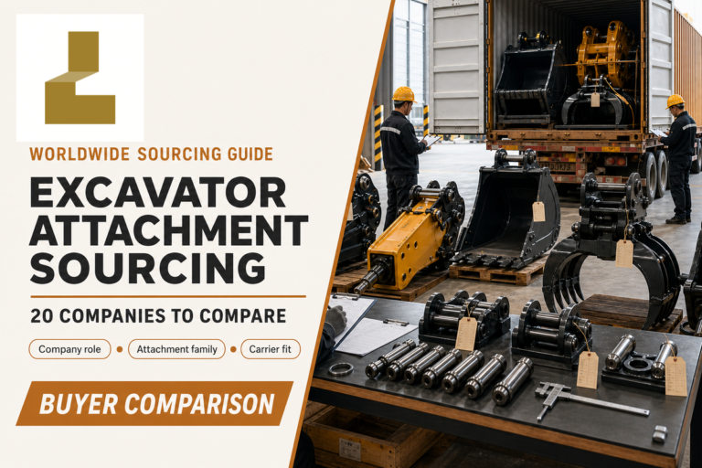 Top 20 Excavator Attachment Manufacturers Worldwide