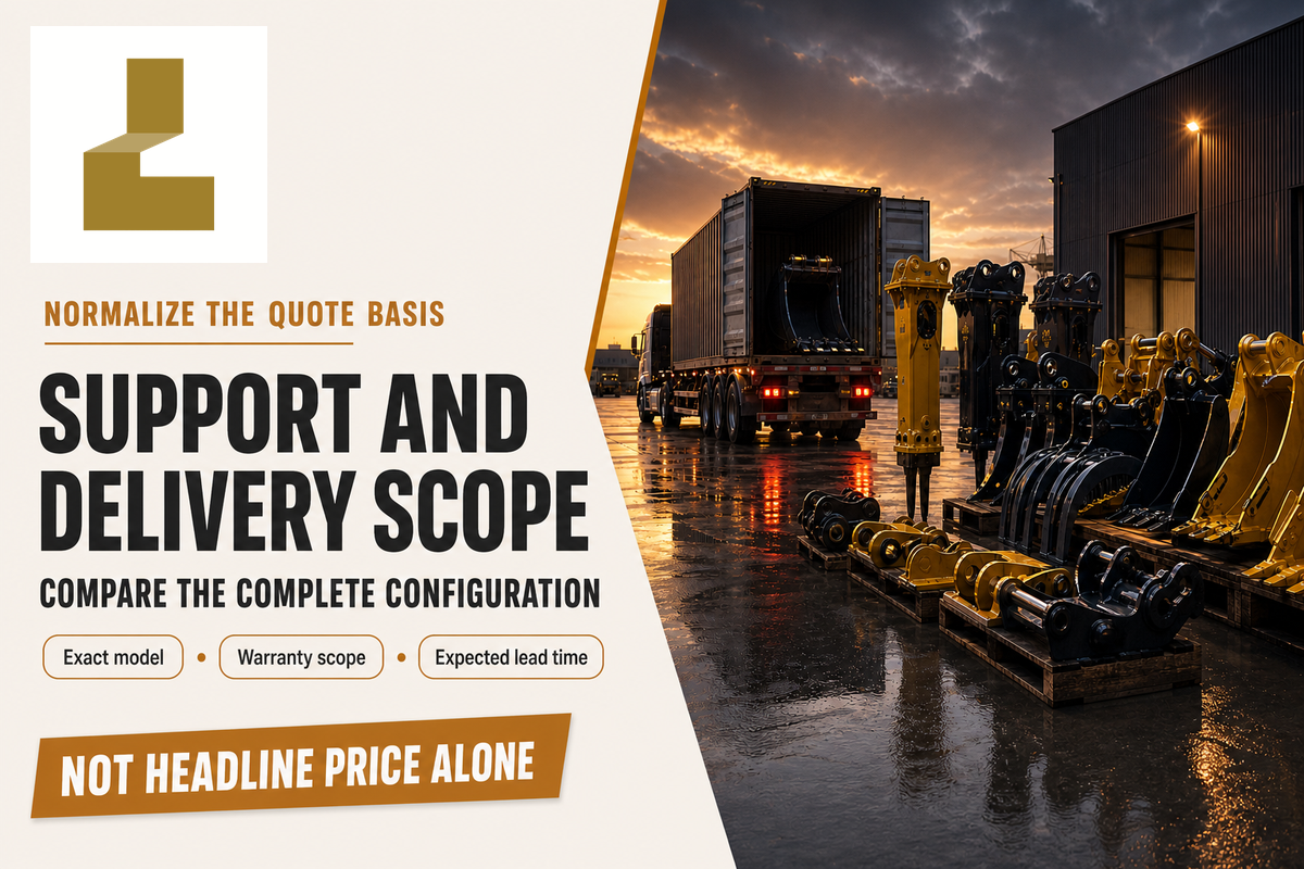 Compare Support, Delivery Scope, and Total Quote Basis — Liehuang