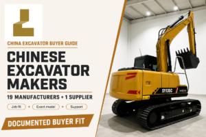 Best Chinese Excavator Manufacturers in China (2026)