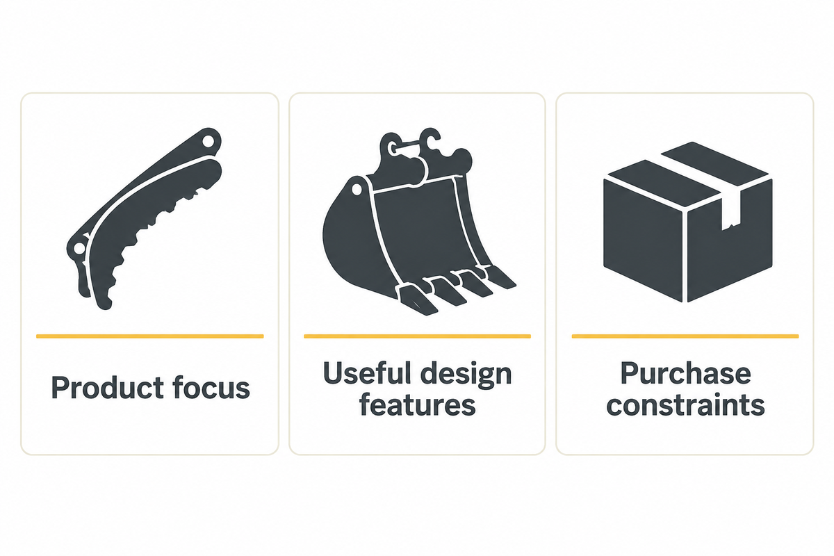 The manufacturer shortlist compares product focus, design features and purchase constraints, not company size.
