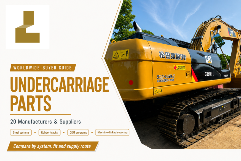 Best Excavator Undercarriage Parts Manufacturers & Suppliers