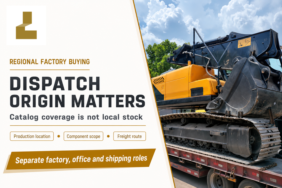 Factory, office and dispatch locations affect delivery planning; Worthpart and regional manufacturer sources.