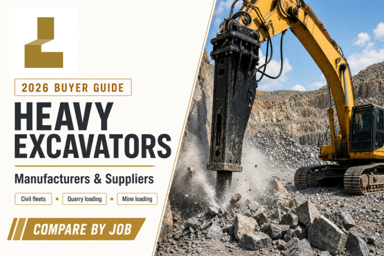 20 Best Heavy Excavator Manufacturers & Suppliers (2026)