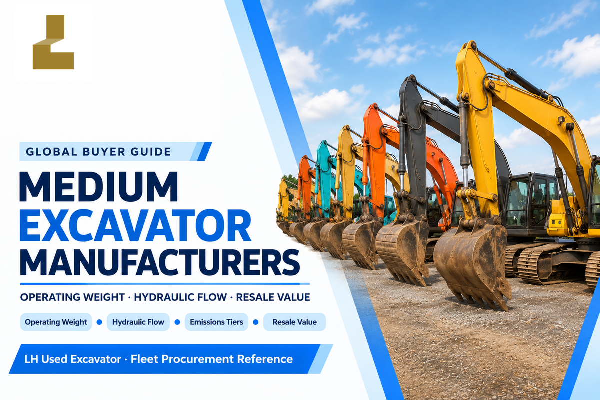 Medium Excavator Manufacturers: 2026 Buyer Comparison
